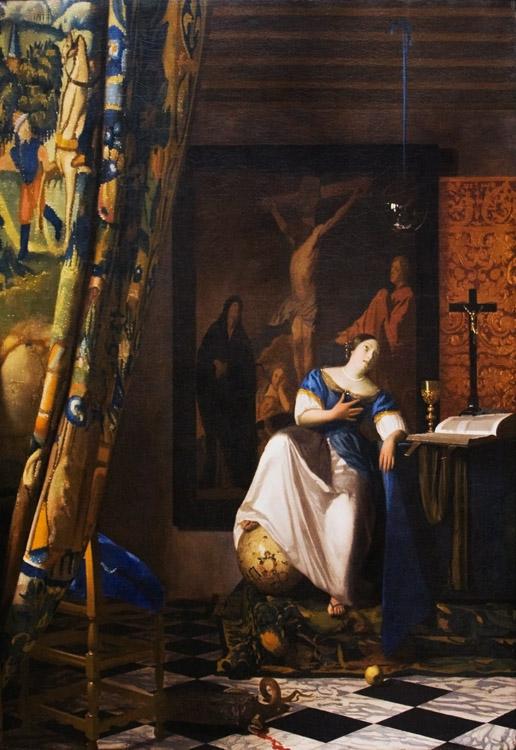 VERMEER VAN DELFT, Jan The Allegory of the Faith wet oil painting image